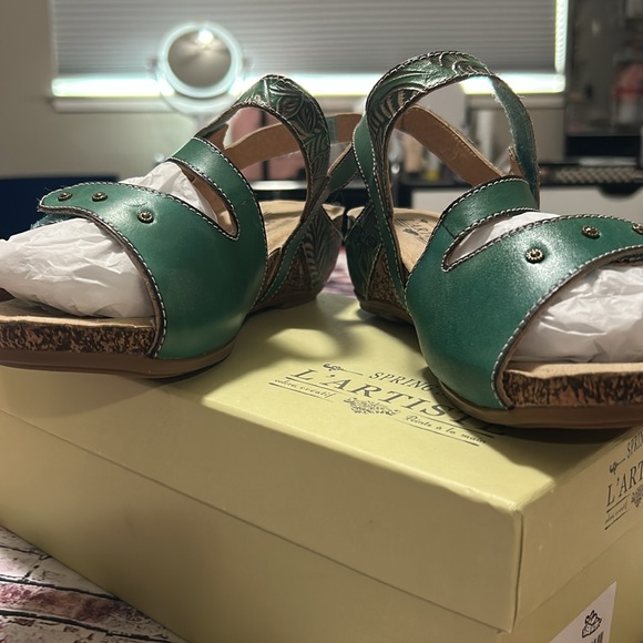 L’ Artiste Quilana NEW in Box Size 39 Teal - Picture 5 of 14